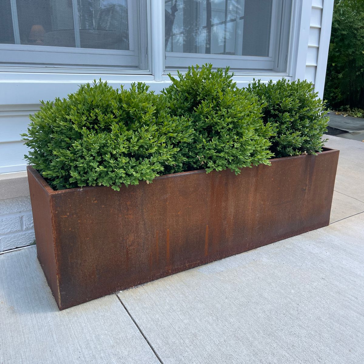 metal rectangle planter suitable for OAKENZ Liners