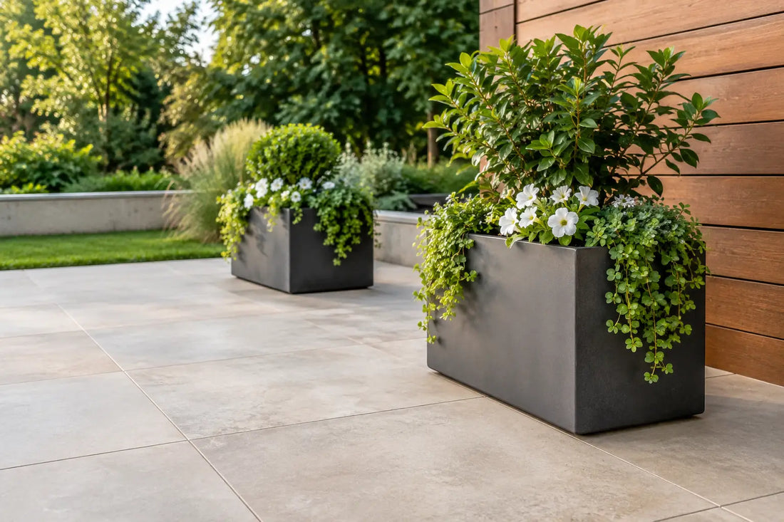 Tile Surface Preservation Around Outdoor Planters