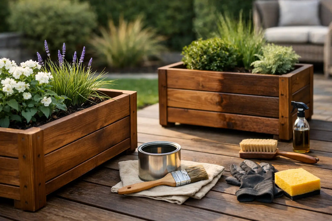 How to Protect Timber Planters Properly