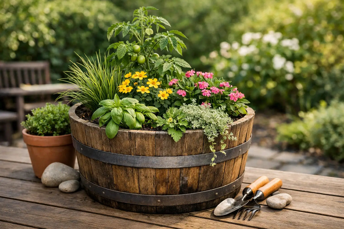 How to Set Up a Half Barrel Planter Right