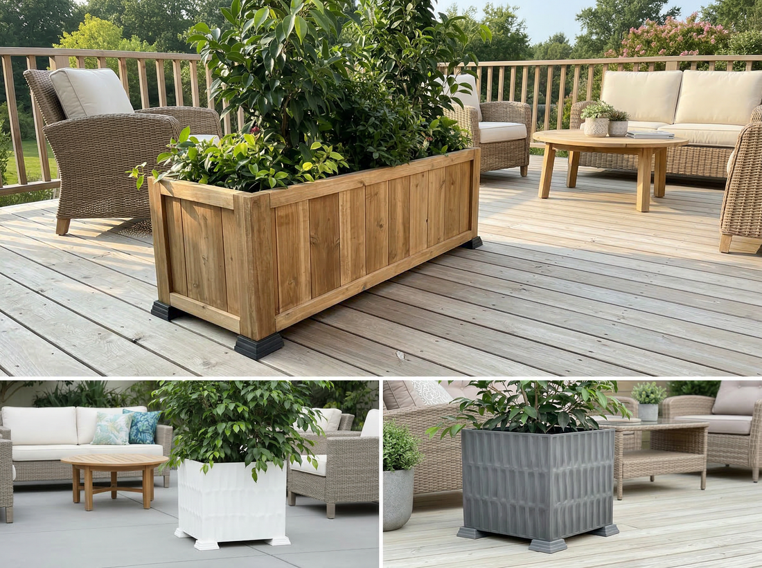 Planter Feet Versus Pot Risers