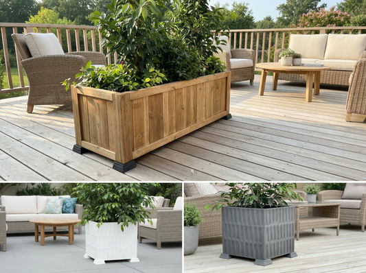 Planter Feet Versus Pot Risers