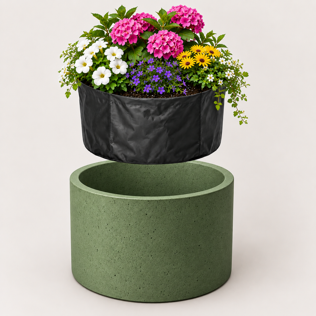 How to Line a Round Pot or Planter