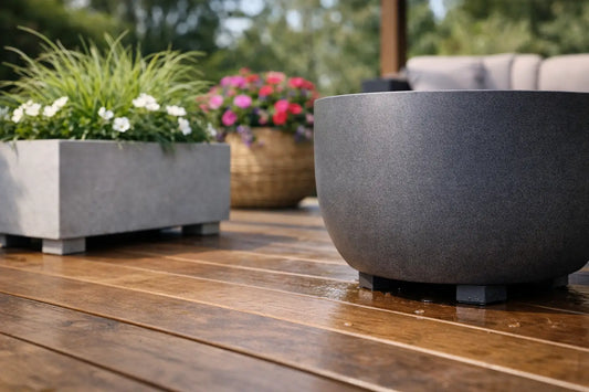 Why an Air Gap Under Planters Protects Surfaces