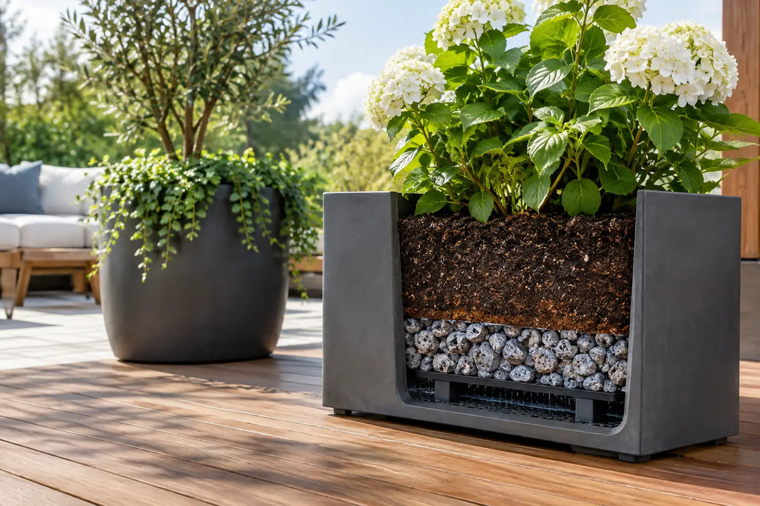 Planter Drainage Design Trends That Protect Patios
