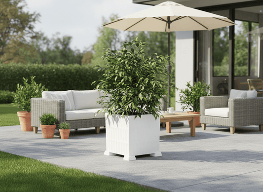 How to Raise Planters Off Concrete - OAKENZ