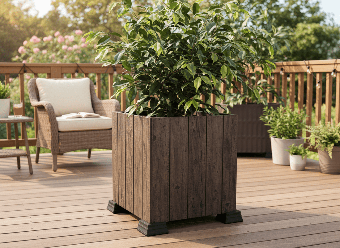 Planter Feet for Deck Protection That Work - OAKENZ