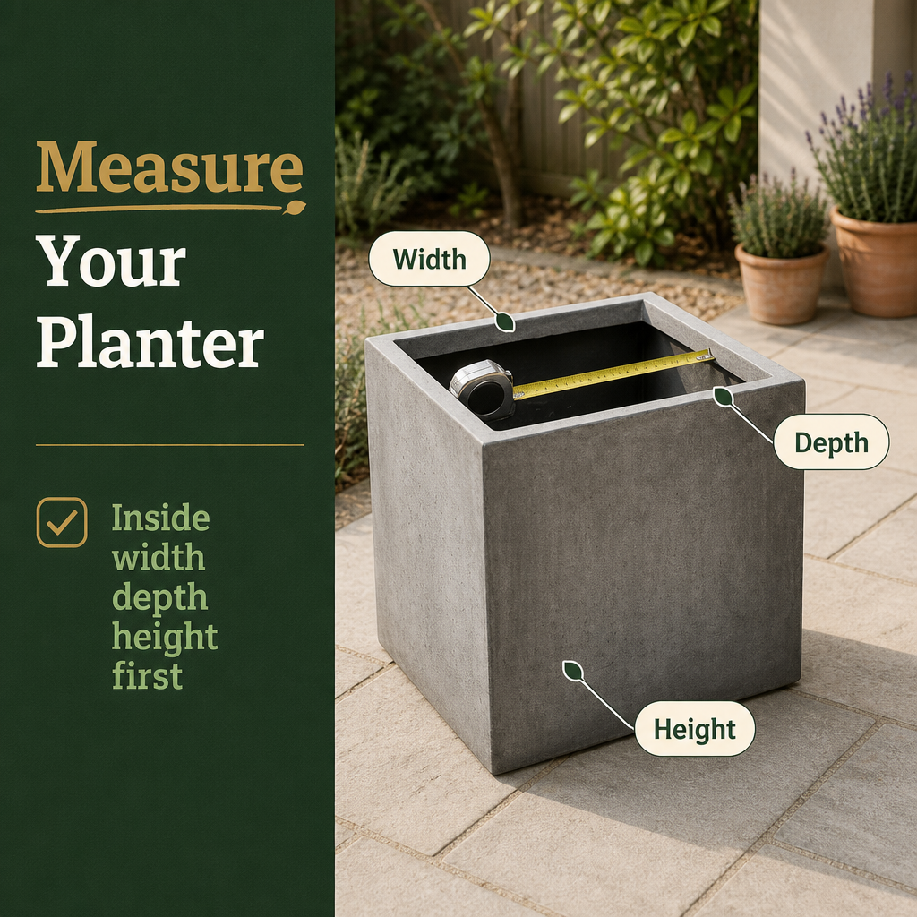 OAKENZ Square Planter Liners – Waterproof Insert for Wooden Planters 