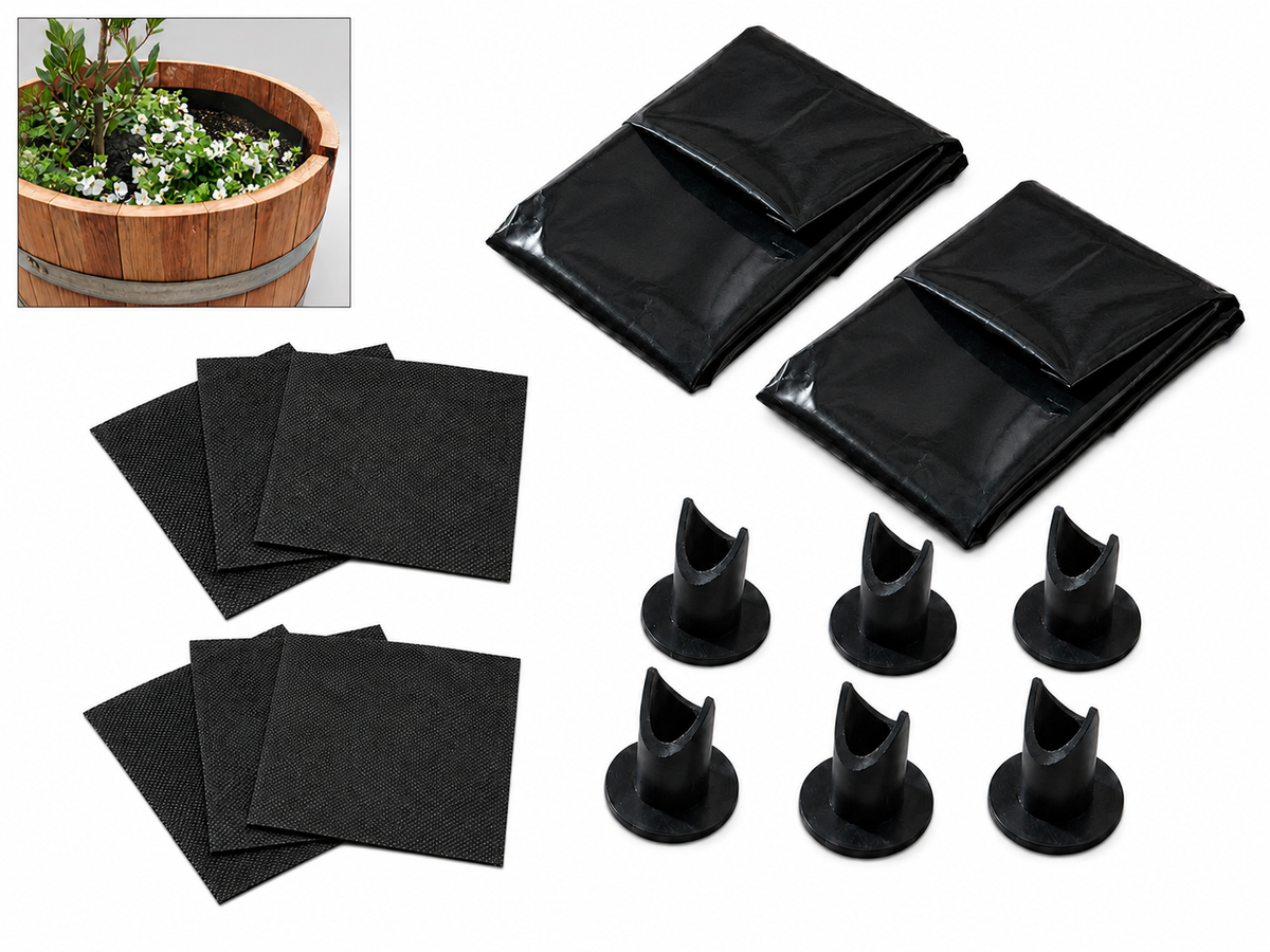 OAKENZ Barrel Liner Kit -Protect your Planter & Surfaces 2 Pack 