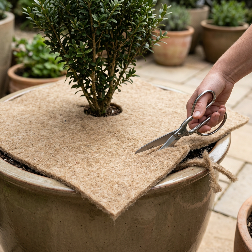Wool Mulch Mat