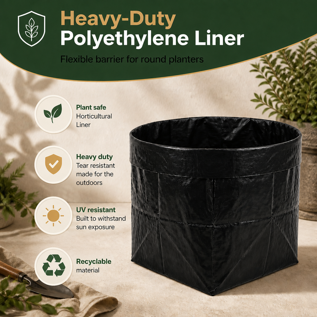 Round Planter Liner Bags