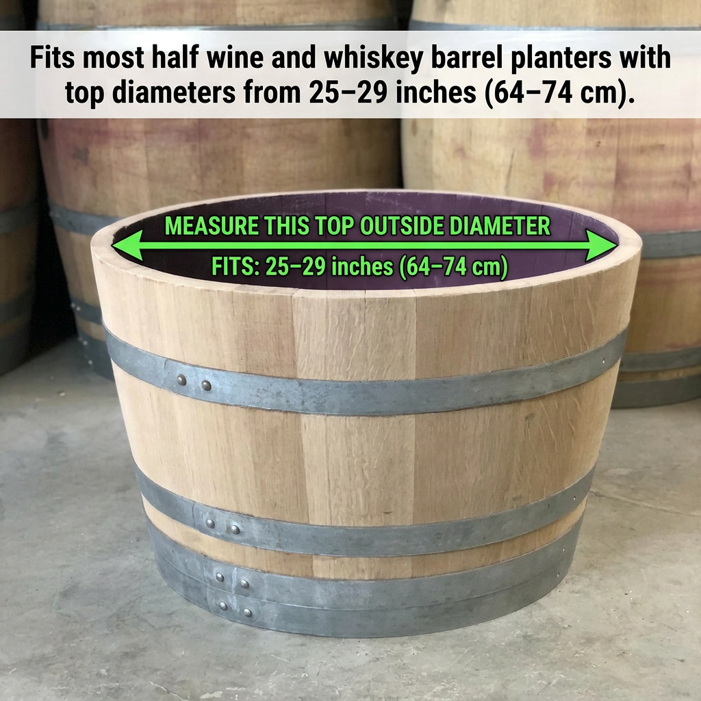 Half Barrel Liner Bags