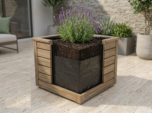Square Planter Liners – Waterproof Insert for Wooden Planters