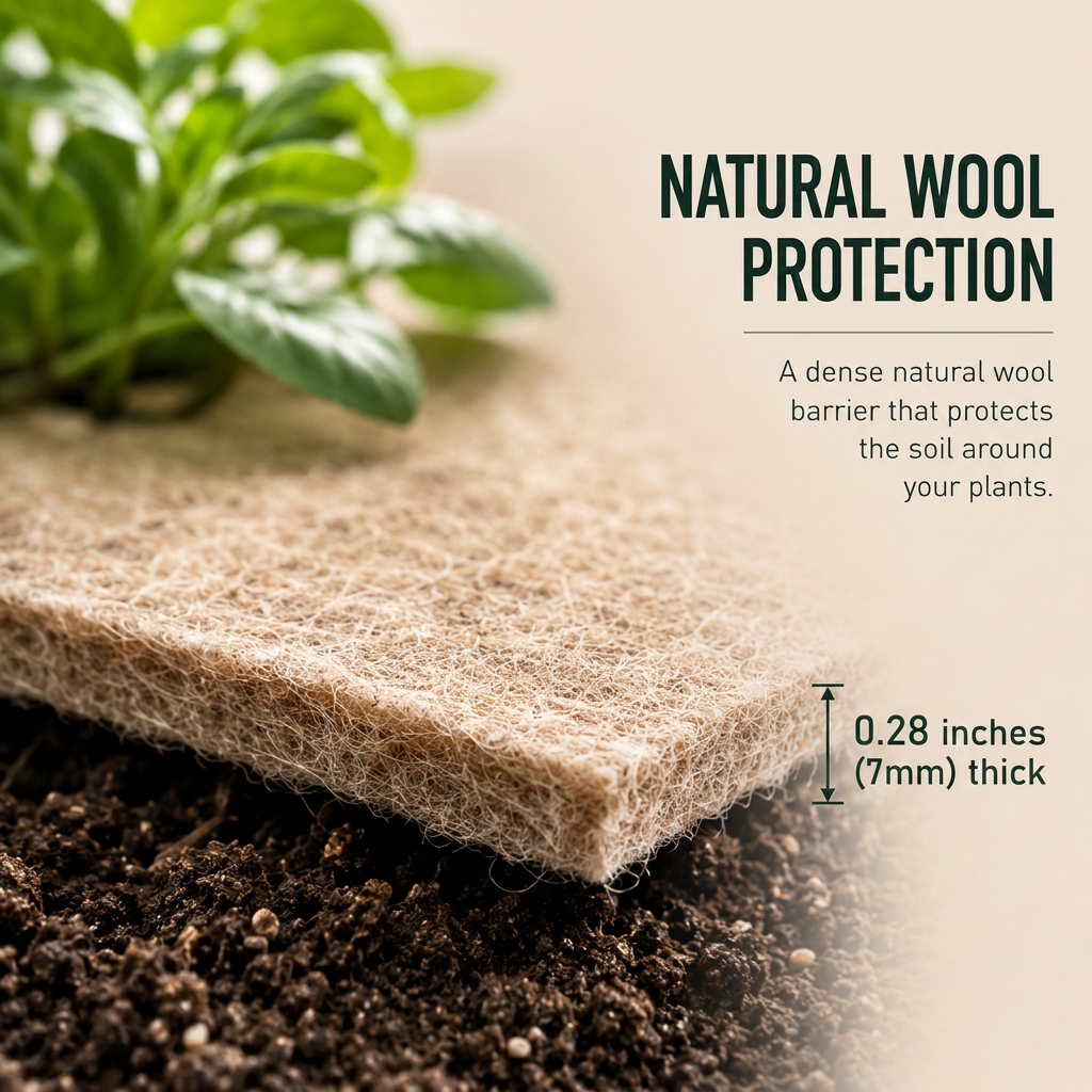 Wool Mulch Mat
