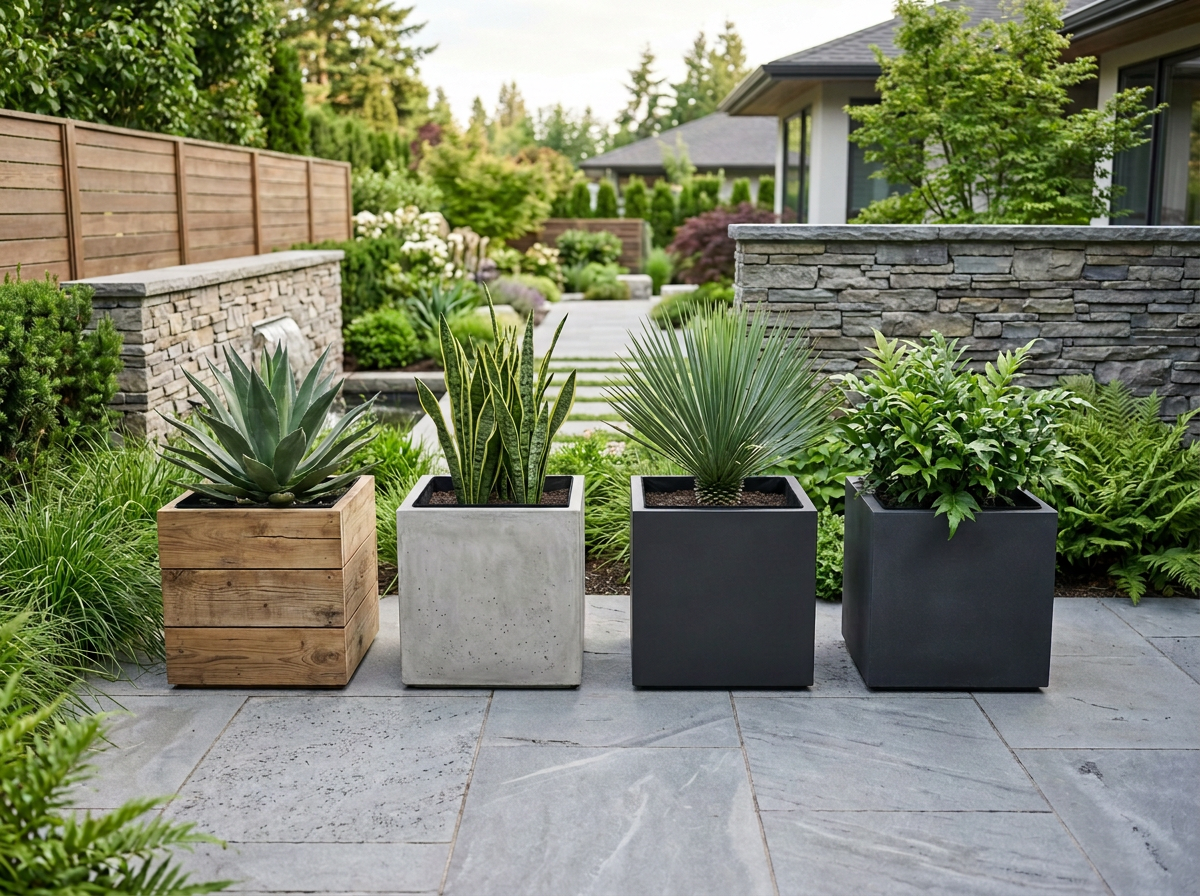 Square Planter Liners – Waterproof Insert for Wooden Planters