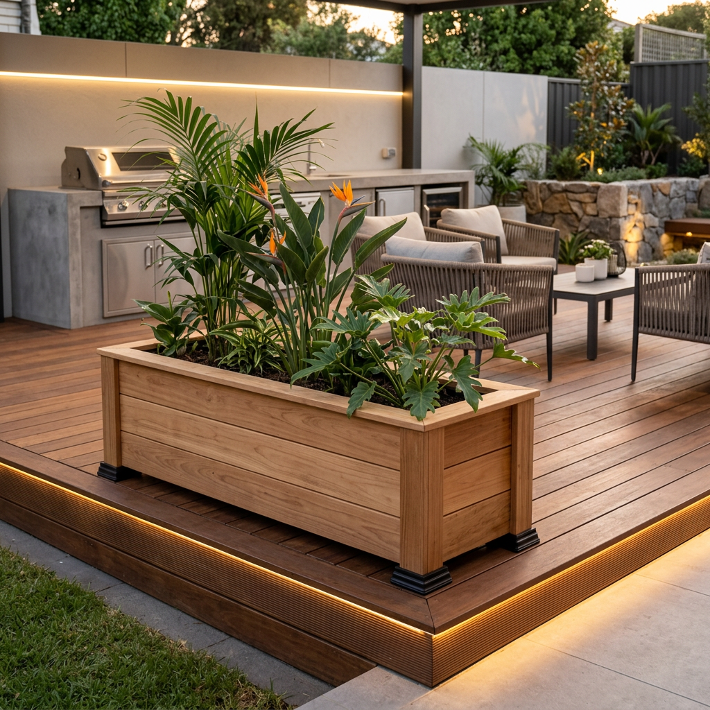 Corner Planter Feet