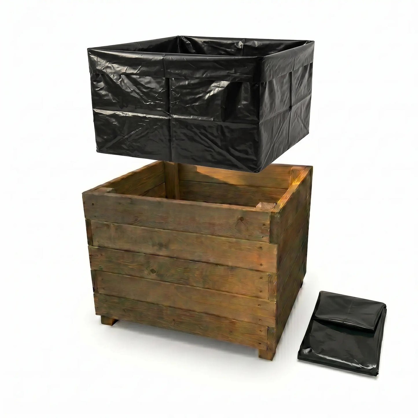Square Planter Liners – Waterproof Insert for Wooden Planters
