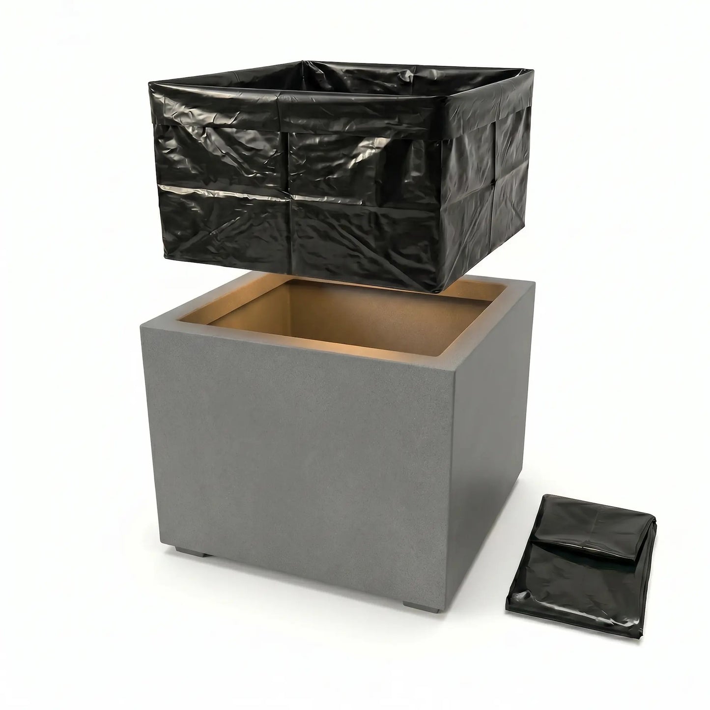 Square Planter Liners – Waterproof Insert for Wooden Planters