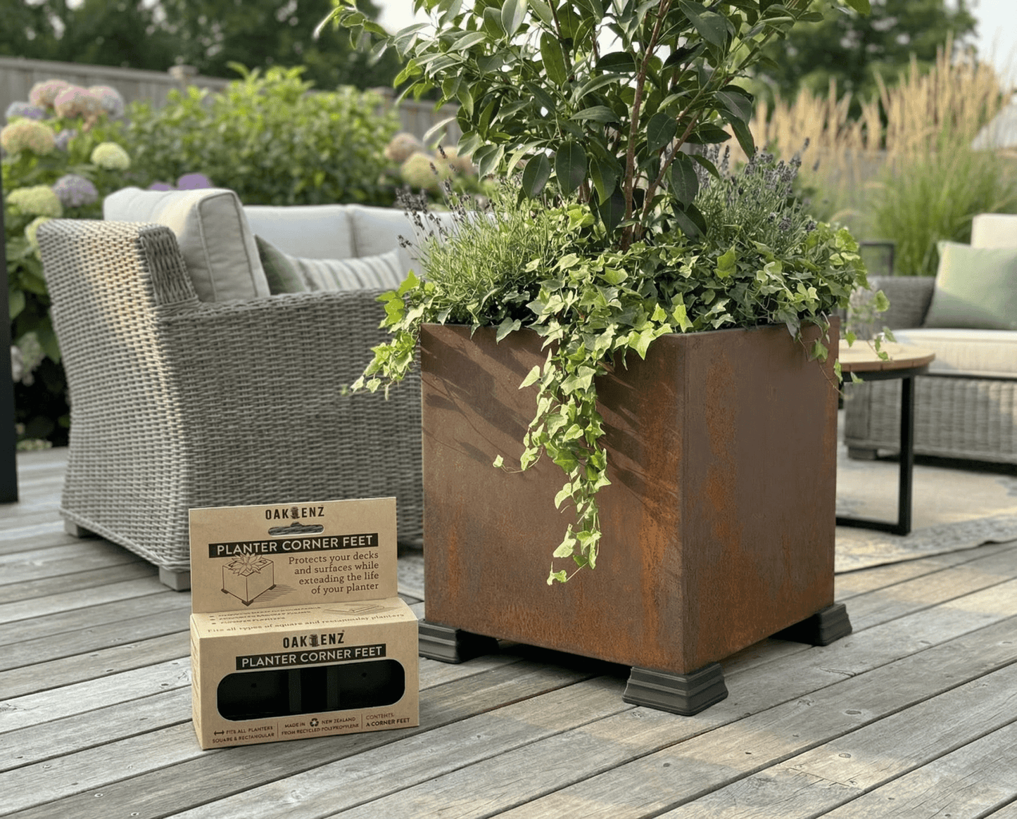 Corner Planter Feet - OAKENZ