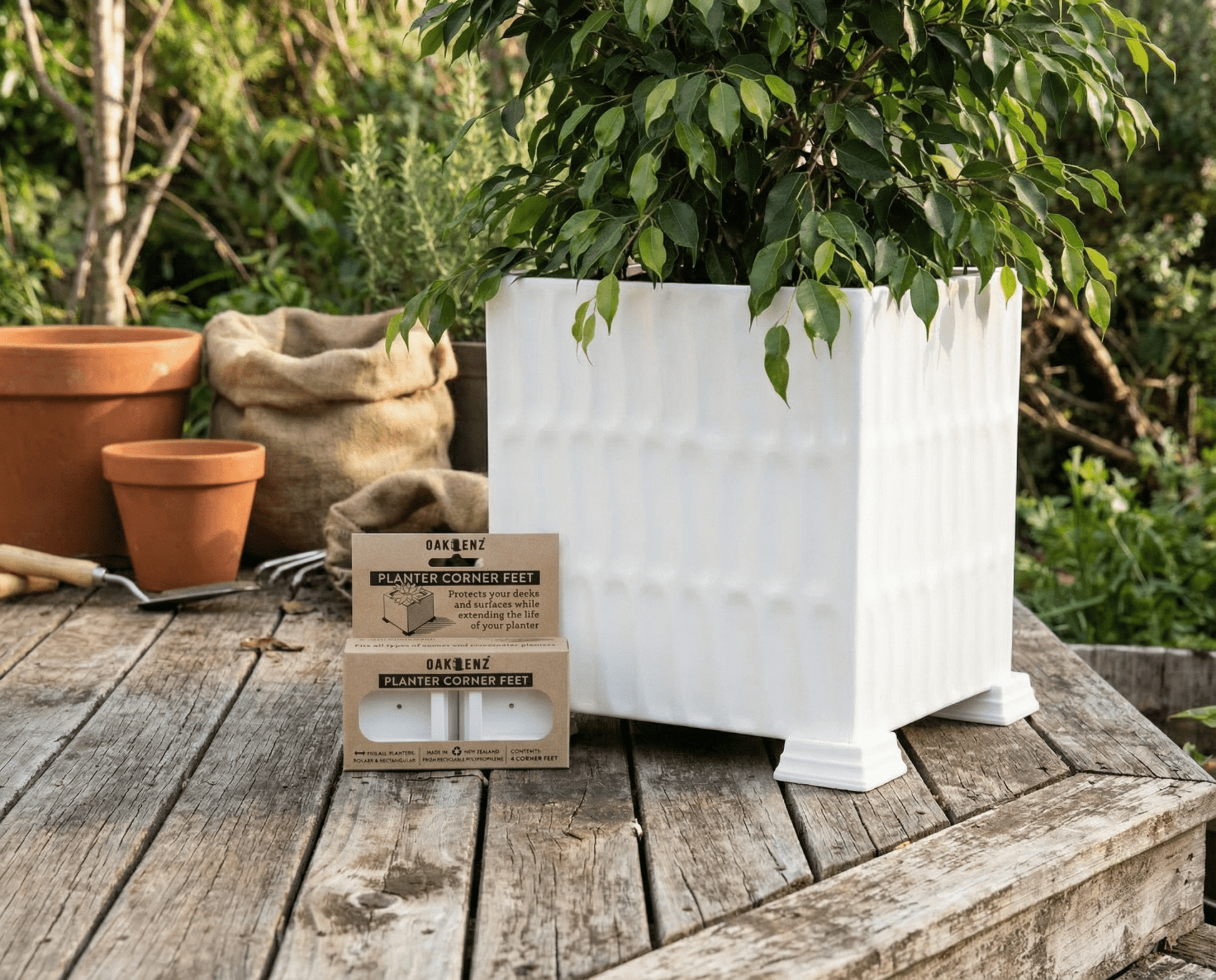 Corner Planter Feet - OAKENZ