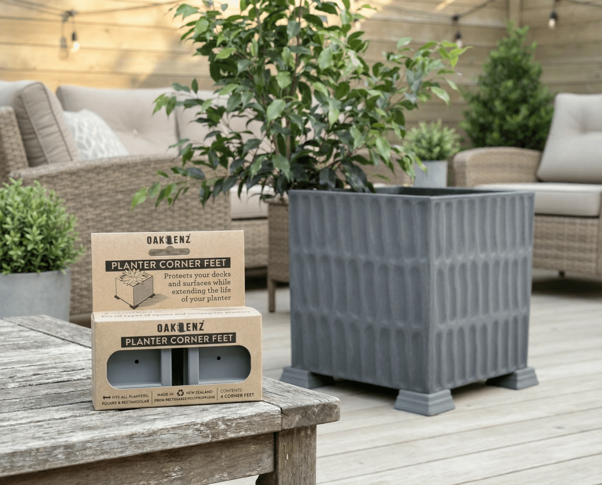 Corner Planter Feet - OAKENZ
