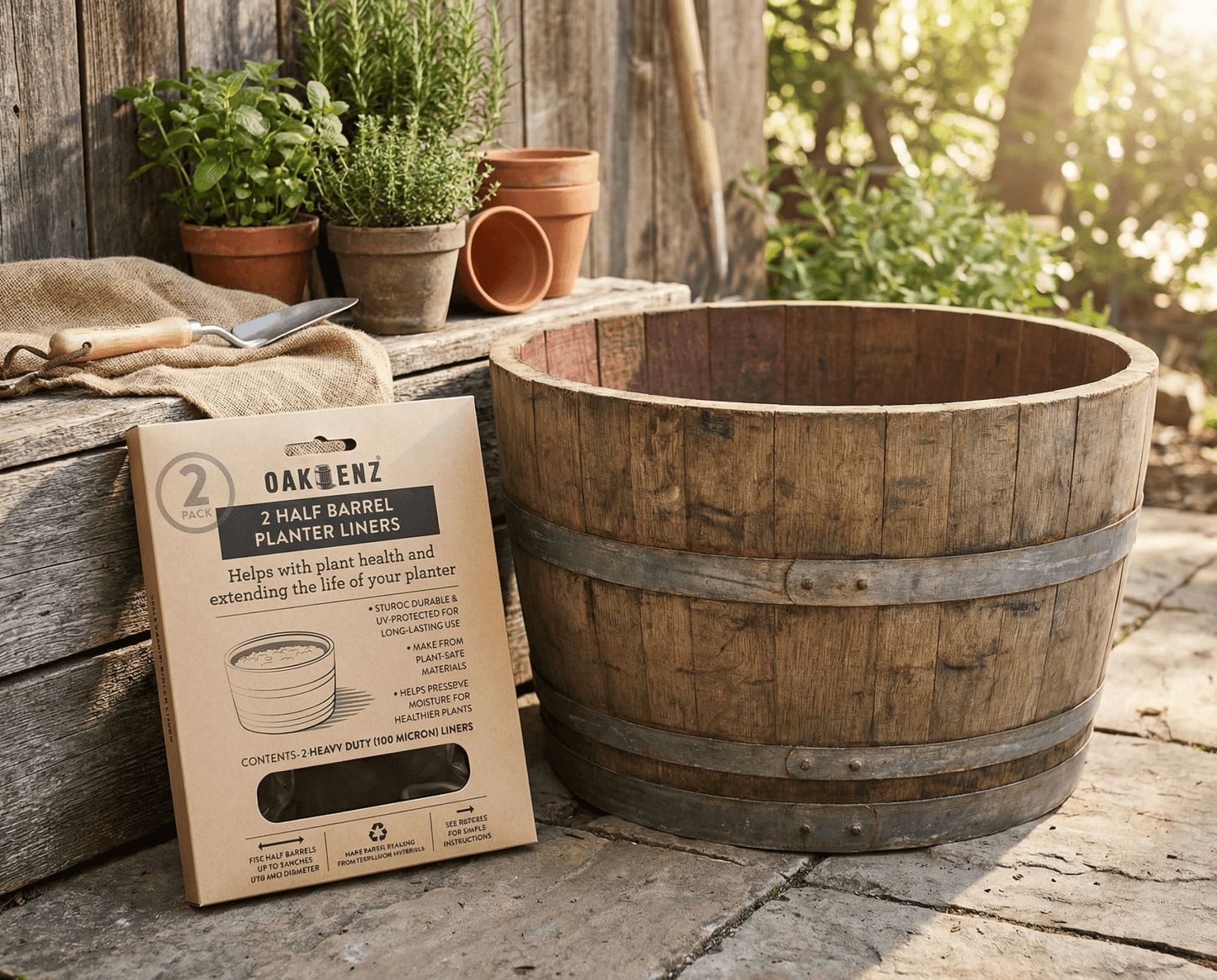 Half Barrel Liner Bags - OAKENZ