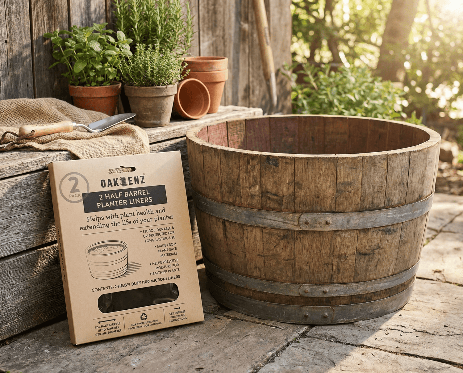 Half Barrel Liner Bags - OAKENZ