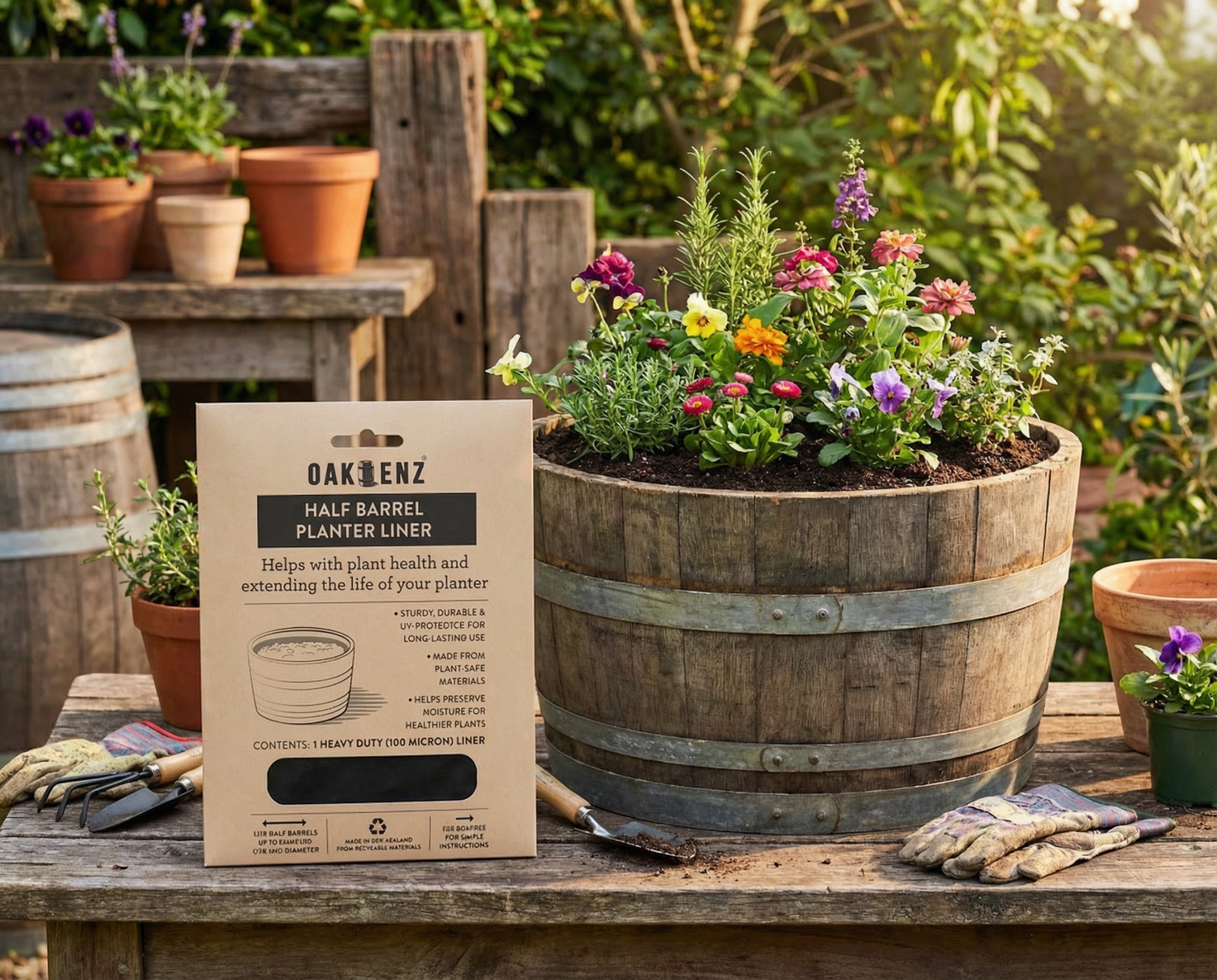 Half Barrel Liner Bags - OAKENZ