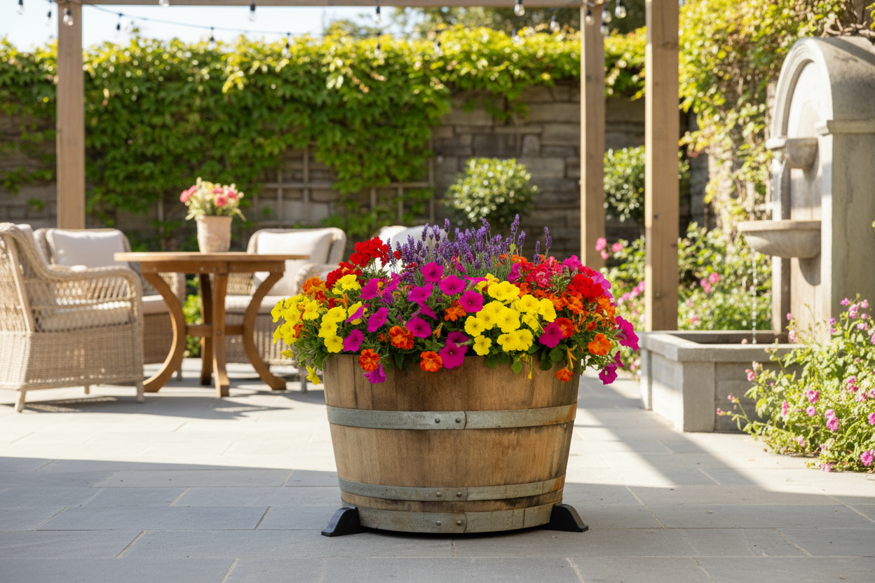 Half Barrel Planter Kit - OAKENZ