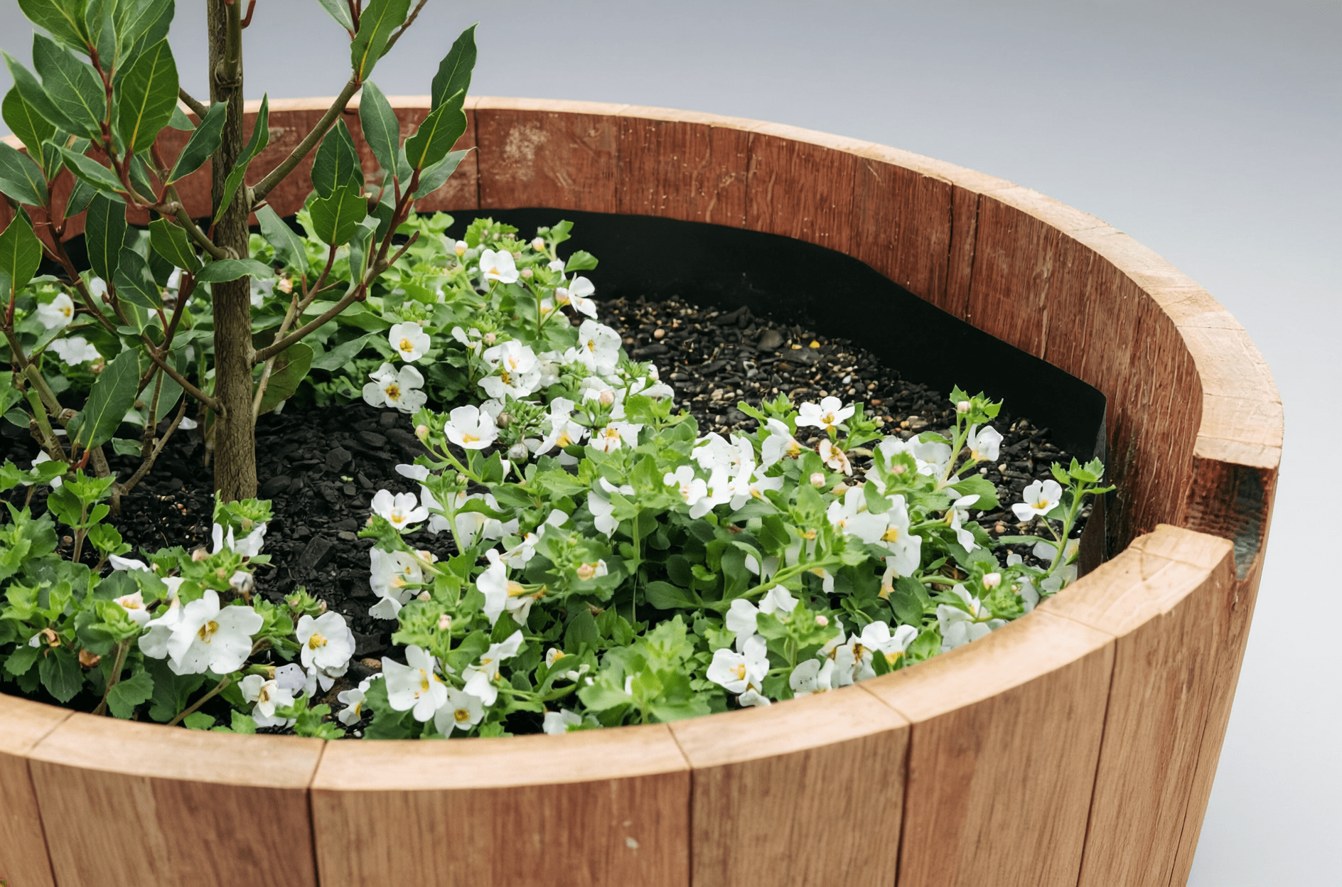 Half Barrel Planter Kit - OAKENZ