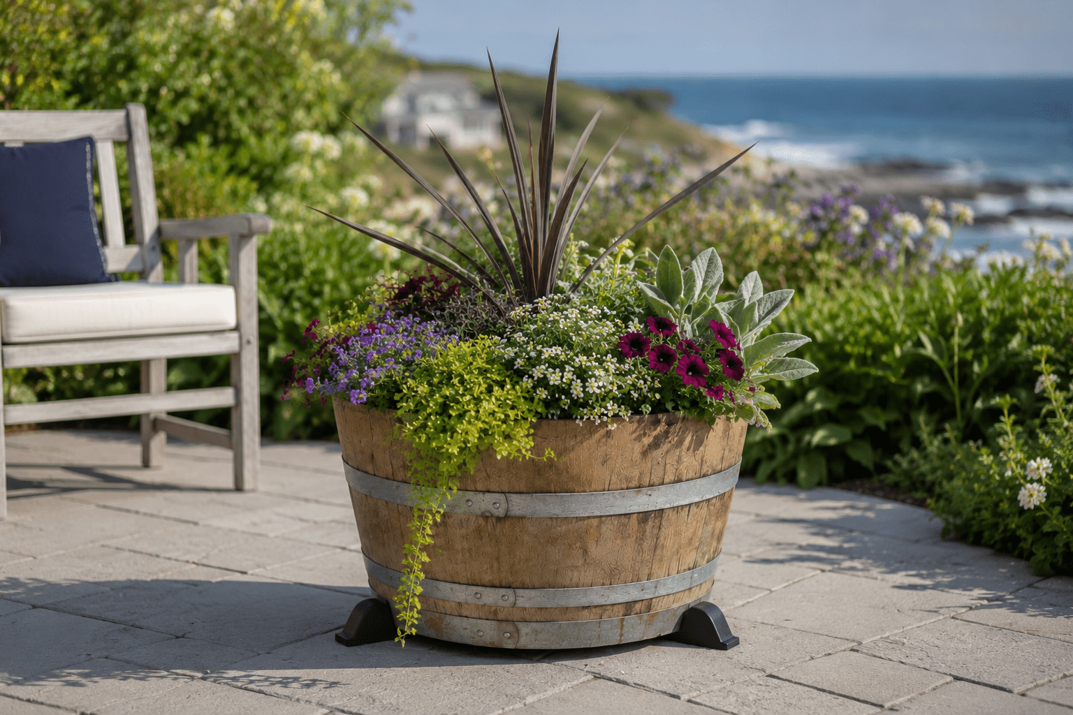 Half Barrel Planter Kit - OAKENZ