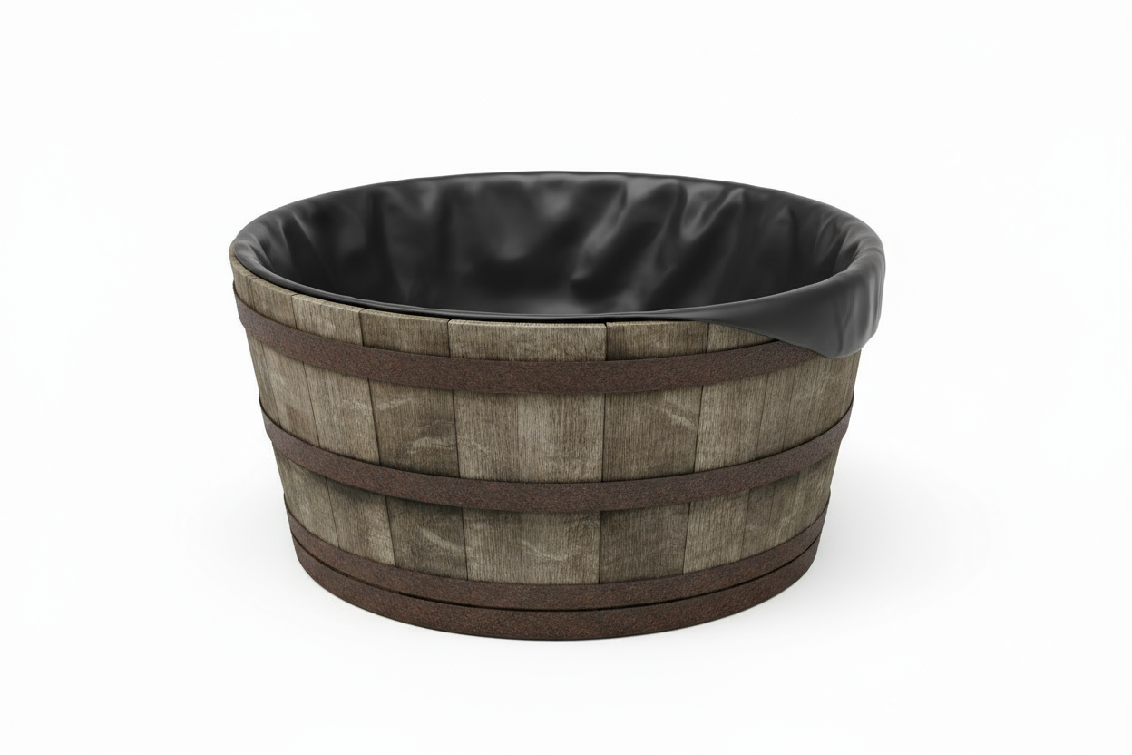 Half Barrel Liner Bags