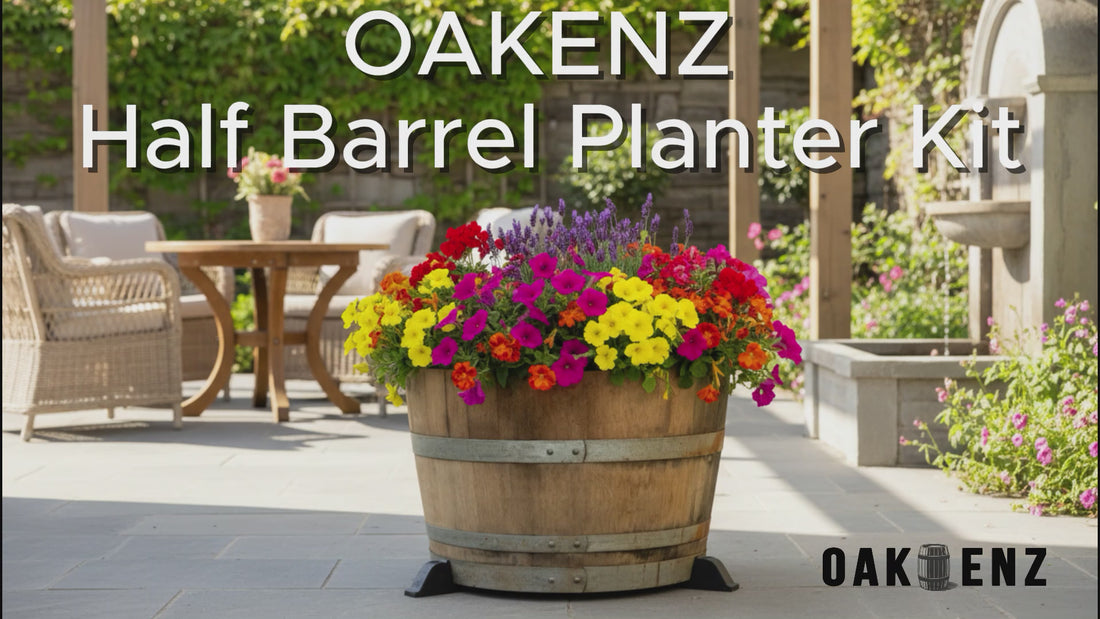 Half Barrel Planter Kit installation video